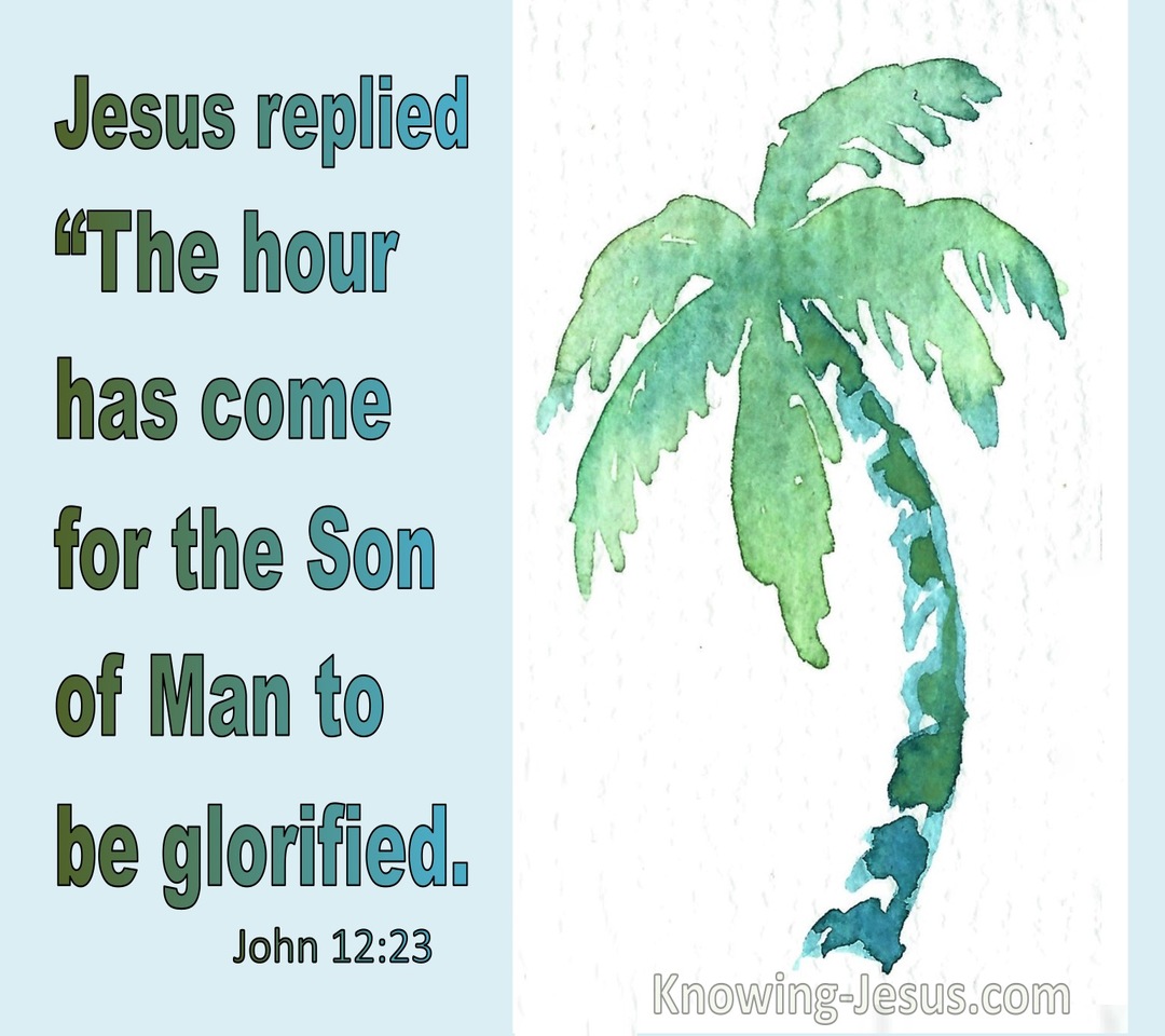 John 12:23 The Hour Has Come (green)